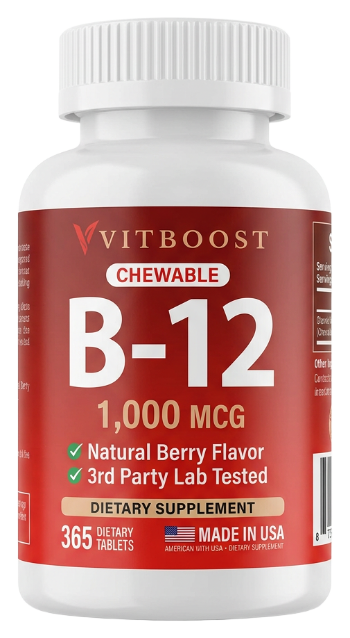 VITBOOST B-12 supplement bottle